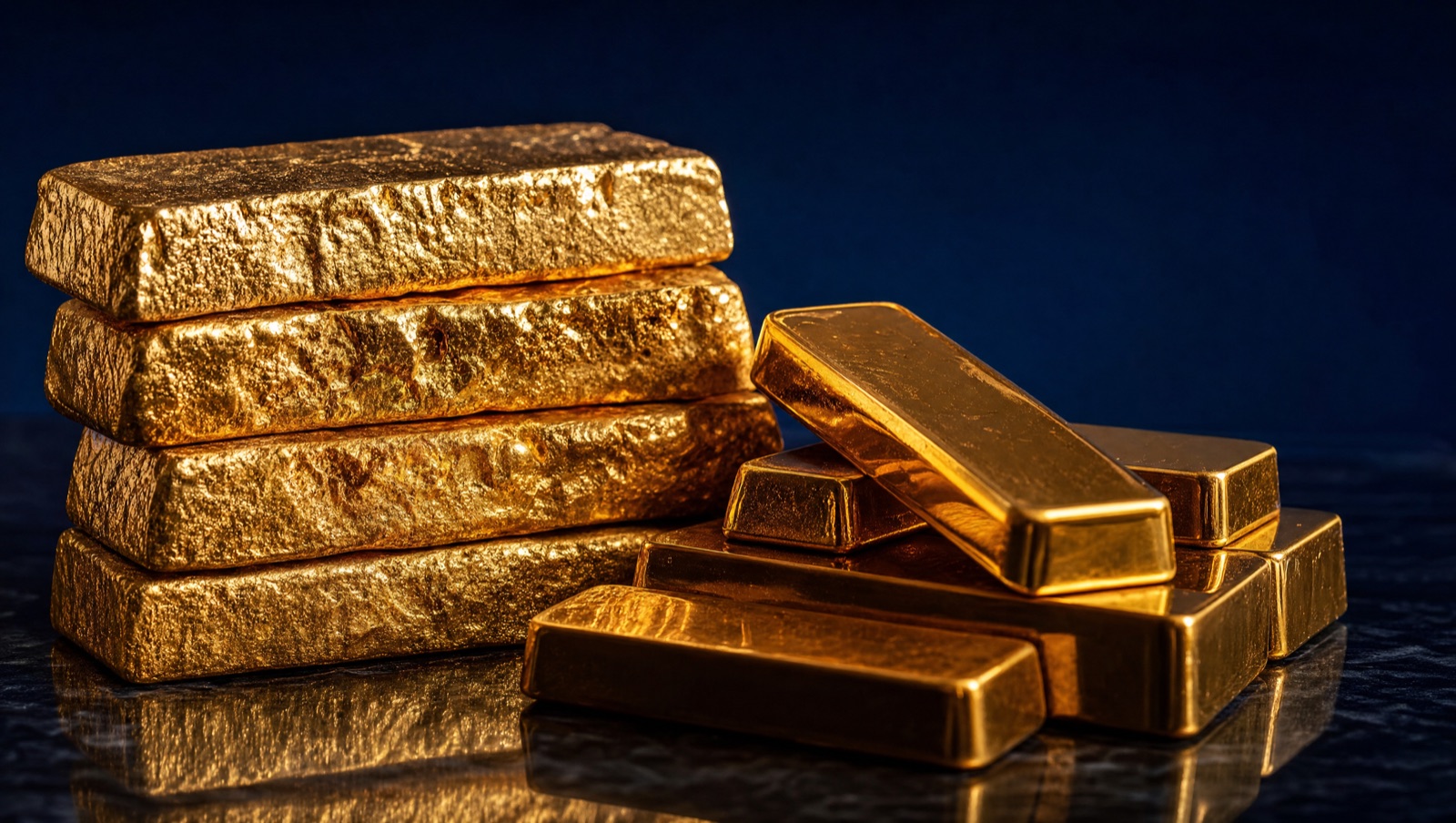 Gold dore bars and refined bullion from licensed African producers